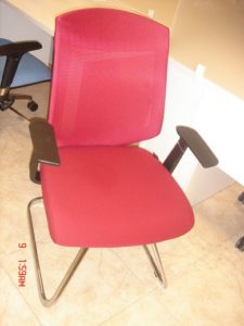 SPLCNL40BA Low back Visitor chair MAROON